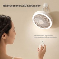 ##USB充電便攜大容量強冷風露營吊扇風扇連燈連遙控  USB Rechargeable Portable Large Capacity Strong Cool Wind  Ceiling Fan C