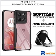 Softcase Shockproof Motorola Edge 60 Fusion Casing Cover Airbag Anti Fall Silicon