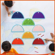 [PrettyiaSG] 8x Sensory Mini Mats, Play Tactile Sensory Rug, Assorted Textured Sensory Floor