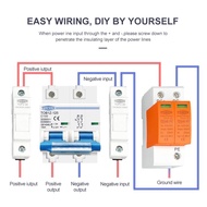 JTTOP" MCB DC 2 P 125A DC 600 V MCB CIRCUIT BREAKER FOR PV C KURVA M SYSTEM