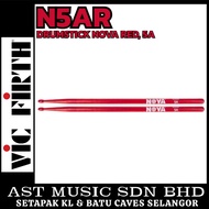 VIC FIRTH N5AR NOVA DRUMSTICKS 5A, RED