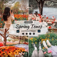 Spring Tones | Preset Lightroom Viral | Mobile & Desktop | Aesthetic Presets | Instant Download | Li