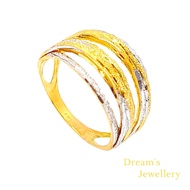 Dreams Jewellery Cincin Nabila Emas 916 Original / Nabila Ring 916 Gold Original
