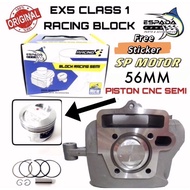 ESPADA BLOCK EX5 CLASS 56MM SEMI DOME PISTON CNC LEO