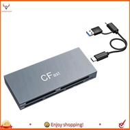 【pwlydc1g】USB C Read Simultaneously 6 in 1 for CFast 2.0 Card Reader USB Card Reader for CFast/CF/MS