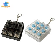 [Edstars] Keyboard Fidget Clicker Toy Keychain Lightweight Sturdy Decompression Button Finger Clicke