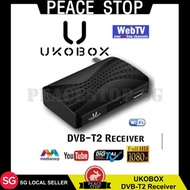 IMDA Approved Local Warranty UKOBOX DVB-T2 Receiver DVB-T2 Tunner dvb t2 box Digital TV Tuner  Activ