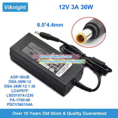 LCAP07F ADP-36UB 12V 3A PA-1700-08 LED Monitor AC Adapter For LG FLATRON E2260 E2250V E1948SX E2260V