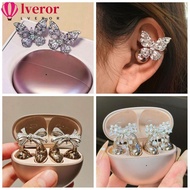 LVEROR Headphone Decoration Clip, Zircon Decorative Headphone Diameter Buckle, Creative Gift Easy to