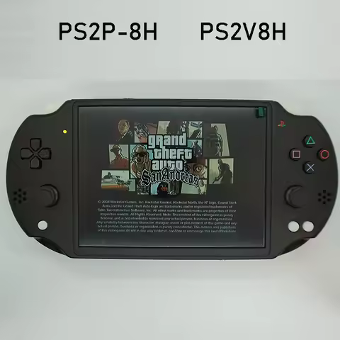 New Original PS2P-8H (PS2V8H) Console 8-Inch IPS Screen 1080*680, Original PS2 motherboard, can play