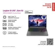 Lenovo Legion 5 Gaming Laptop (I7-14650HX/16GB/1TB SSD/RTX 4060 8GB TGP 140W/16" WQXGA/4ZONE RGB) 83