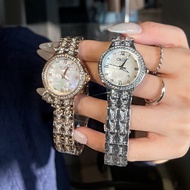 〖 Ciloa 〗 (with Gift Box) Diamond Watch Female Genuine Female Watch Waterproof Metal Watch 690