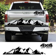 Car Sticker 4X4 Off Road Graphic Decal for Ford Ranger Raptor Pickup Isuzu Dma Nissan NAVARA Toyota Hilux Accessories