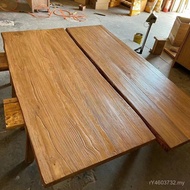 Whole Board Bay Window Board Solid Wood Decorative Board Decoration Retro Distressed Board Old Elm W