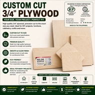 Custom Cut 3/4 Plywood 61.5x16 and 20x16