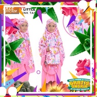 KATUN Children's Mukena 10 to 12 Years Old Age 3 Girls 7 8 4 5 2 Cute Age 9 6 Children's Rukoh 2In1 