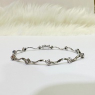 《台灣現貨24小時出貨》18K白金30分天然鑽石手鍊 