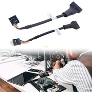 BT USB Header Splitter Cable 19 20 Pin Motherboards USB Header to USB 9Pin Cable