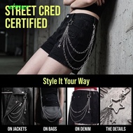 ELMER Pants Chain, Multi-Layer Secure Fastening Waist Chain, Fashion Y2K Star Tassel Punk Hip Jewelr
