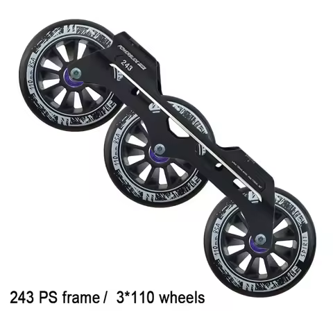 Powerslide Rocker Frame R5 Flat Speed Inline Skates Base 243mm Frames 3*110mm Wheels Roller Skating