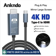C Type 3.1 to HDMI Adapter Cable Compatible 4K HD TV Converter Projector PC Laptop Tablet PC