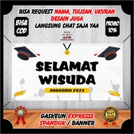 Spanduk Banner Backdrop Wisuda Banner Kelulusan Wisuda Kuliah Backdrop Baligo Wisuda Custom Kelulusa