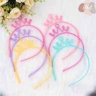 Plastic Crown Headband Children's Headband Pastel Birthday Crown Headband