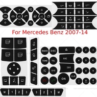 Holiday Discounts Car Air Condition AC Control Radio Dash Panel Button Repair Sticker Trim Decal For Mercedes-Benz W204 C300 2007-2014
