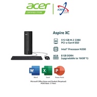 ACER ASPIRE XC-1710-N200W11 DESKTOP PC ( INTEL N200 8GD4 512SSD / W11H / OFFICE OPI )