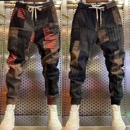 2022 Men's Summer Six-Pocket Skinny Casual Pants Stretch Trousers Trendy Harem Pants Thin Loose Men'