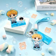 2026 Hot Sale Bai Jingting Q Version Keychain Peripheral Standing Card Pendant Acrylic Double-Sided 