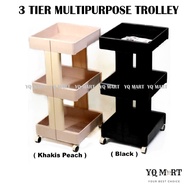 3 Tier Multipurpose Trolley Premium Plastic Trolley 3 Tier Rack Saloon Rack Kitchen Rack