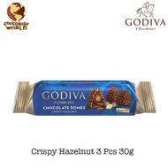 Godiva Domes Crispy Hazelnut 3P 30g