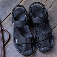 selipar capal lelaki selipar lelaki Fishing Camping Leisure Kick-Proof Rubber Sole Toe-Toe Sandals