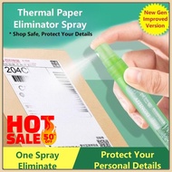 (SG STOCK) Thermal Paper Eliminator Privacy Spray Identity Protection Security Seal Guard For Parcel