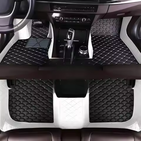 Custom Car Floor Mats for BAIC Beijing EU5 BJ40 BJ30 BJ60 BJ80 F40 2022-2025 Accessories Auto leathe