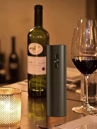 電動開瓶器，單按鍵可重複使用自動拔取葡萄酒螺旋釘，適合作為家庭，廚房，派對，酒吧，婚禮的葡萄酒愛好者禮物