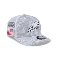 Philadelphia Eagles 2024 Salute to Service 9SEVENTY Trucker Hat – New Era Cap
