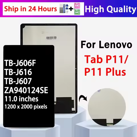 11" LCD Display Touch Screen Digitizer Assembly for Lenovo Tab P11 P11 Plus TB-J606F TB-J606L TB-J60