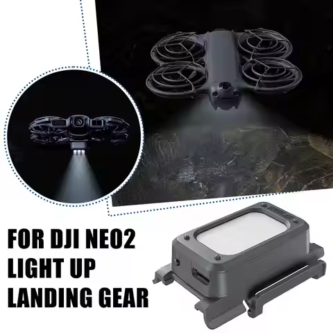 Drone Night Light Landing Gear For DJI Neo 2 Accessories Rechargeable Lights LED Night Fly Heightene