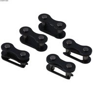 CHERRY3WK 5Pcs Bicycle Chain Lock Connector, Steel Black Roller Chain Connecting Links, Heavy Duty 2