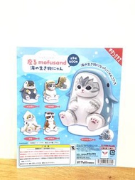 💓現貨💓日本正版 Mofusand 鯊魚貓 海洋生物 企鵝 鯨鯊 海鰻 海獺  魷魚 公仔 扭蛋