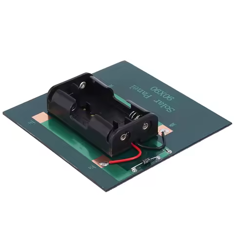 A19F-6X 1W 4V Rechargeable AA Battery Solar Cell Charger With Base For 2XAA Batteries Charging Direc