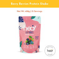 Heal Berry Berries Protein Shake Powder - Dairy Whey Protein (15 servings) HALAL -  Meal Replacement Whey Protein
