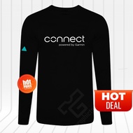 NEW LS T-Shirt Connect powered by Garmin Logo Running Hiking Tee 160GSM Unisex Long Sleeve Big Size 