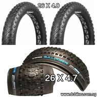 Vee Rubber 26 x 4.0/4.5 Mission | Bulldozer Folding Fat Bike Tyres (2 Tires)