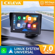 EKLEVA Wireless CarPlay And Android Universal Car Radio (7")