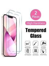 Cubierta De Protector De Pantalla Brillante Y Transparente De Vidrio Templado Hd Claro Para Teléfono Móvil De 2 Piezas: El Regalo Perfecto Para Cumpleaños, Pascua, Día Del Presidente Y Más – Para Iphone 15/14/13/12/11 Pro Max/14 Plus/13/12/xs Max/xr Película Protectora De Vidrio De Pantalla Completa Con Estuche De Lente De Cámara Para Regalo – Iphone 15 14 Plus 13 12 11 Pro Max Xs Max Xs Xr 8p 7p 6s Plus – Regalo De Cumpleaños/pascua/novio/novia Brilloso Y Llamativo