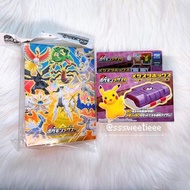 <組合現貨> 日本正版 Pokemon Mezastar Pokeball Masterball Pikachu 精靈球 大師球 朱紫 比卡超 黑色 紅色 紫色卡盒 卡簿 cardbox cardbo