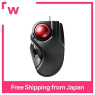 Elecomเมาส์Trackball Ootama 8ปุ่มฟังก์ชันการลาดเอียงสีดำM-HT1URXBK